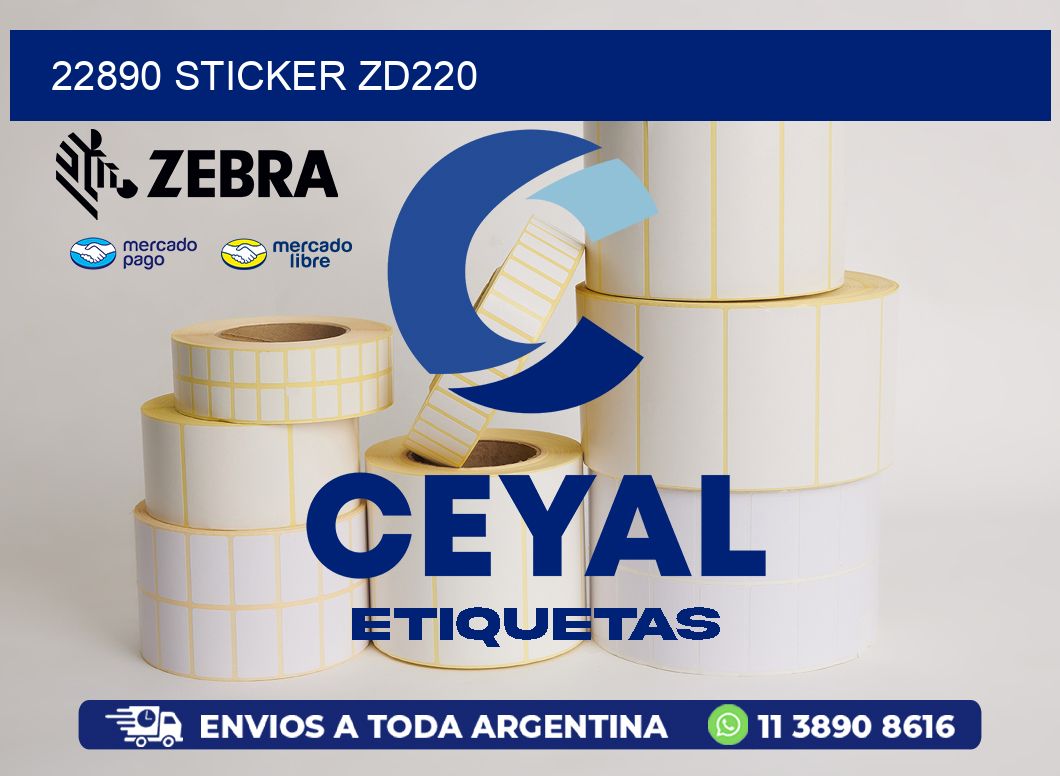 22890 STICKER ZD220