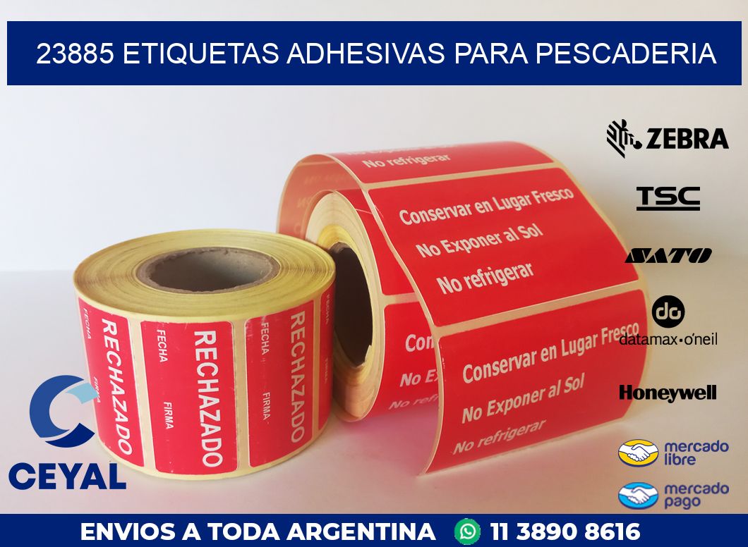 23885 ETIQUETAS ADHESIVAS PARA PESCADERIA