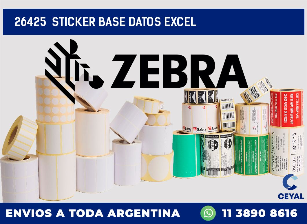 26425  sticker base datos excel