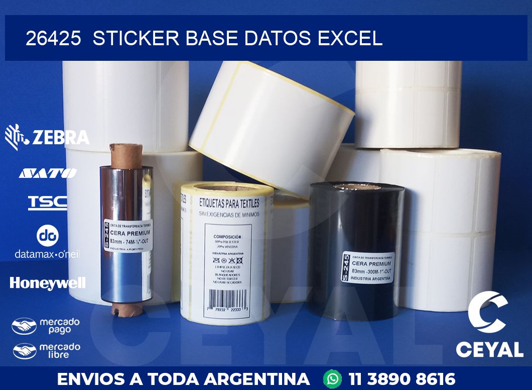 26425  sticker base datos excel