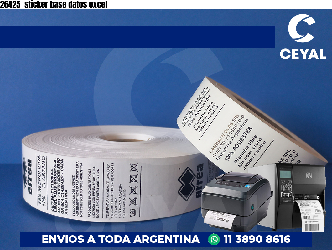 26425  sticker base datos excel