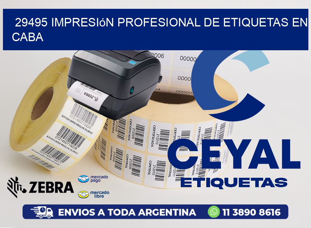 29495 Impresión Profesional de Etiquetas en CABA