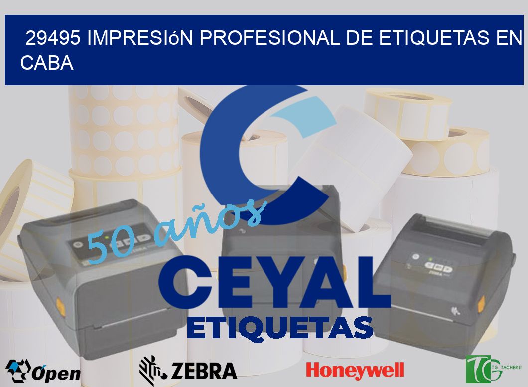 29495 Impresión Profesional de Etiquetas en CABA