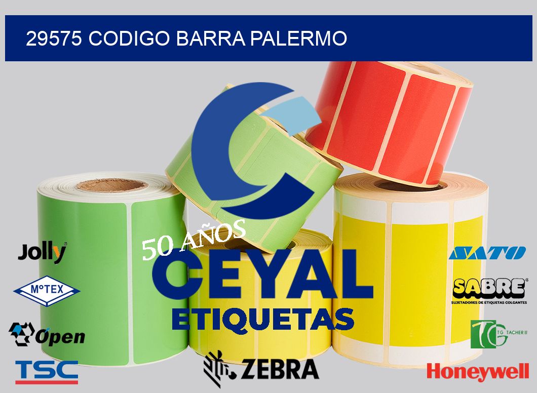 29575 CODIGO BARRA PALERMO