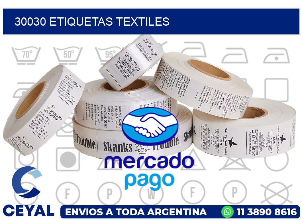 30030 ETIQUETAS TEXTILES