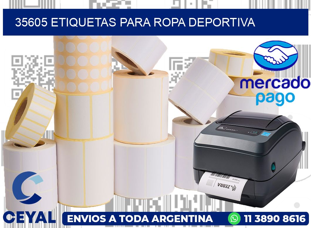 35605 ETIQUETAS PARA ROPA DEPORTIVA