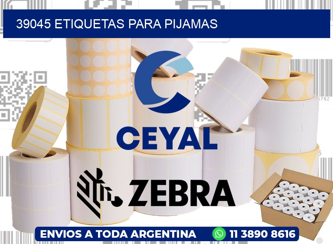 39045 ETIQUETAS PARA PIJAMAS