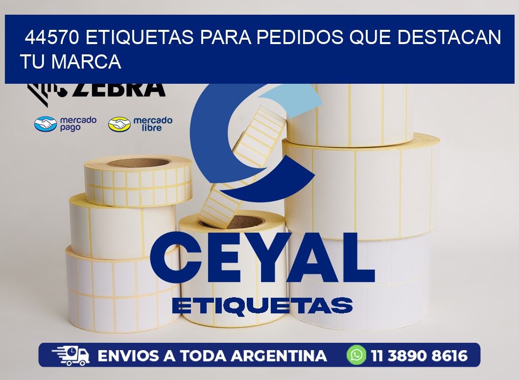 44570 ETIQUETAS PARA PEDIDOS QUE DESTACAN TU MARCA