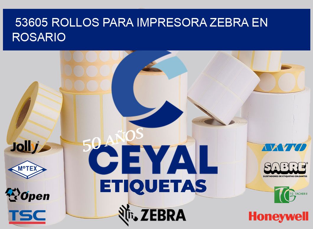 53605 ROLLOS PARA IMPRESORA ZEBRA EN ROSARIO