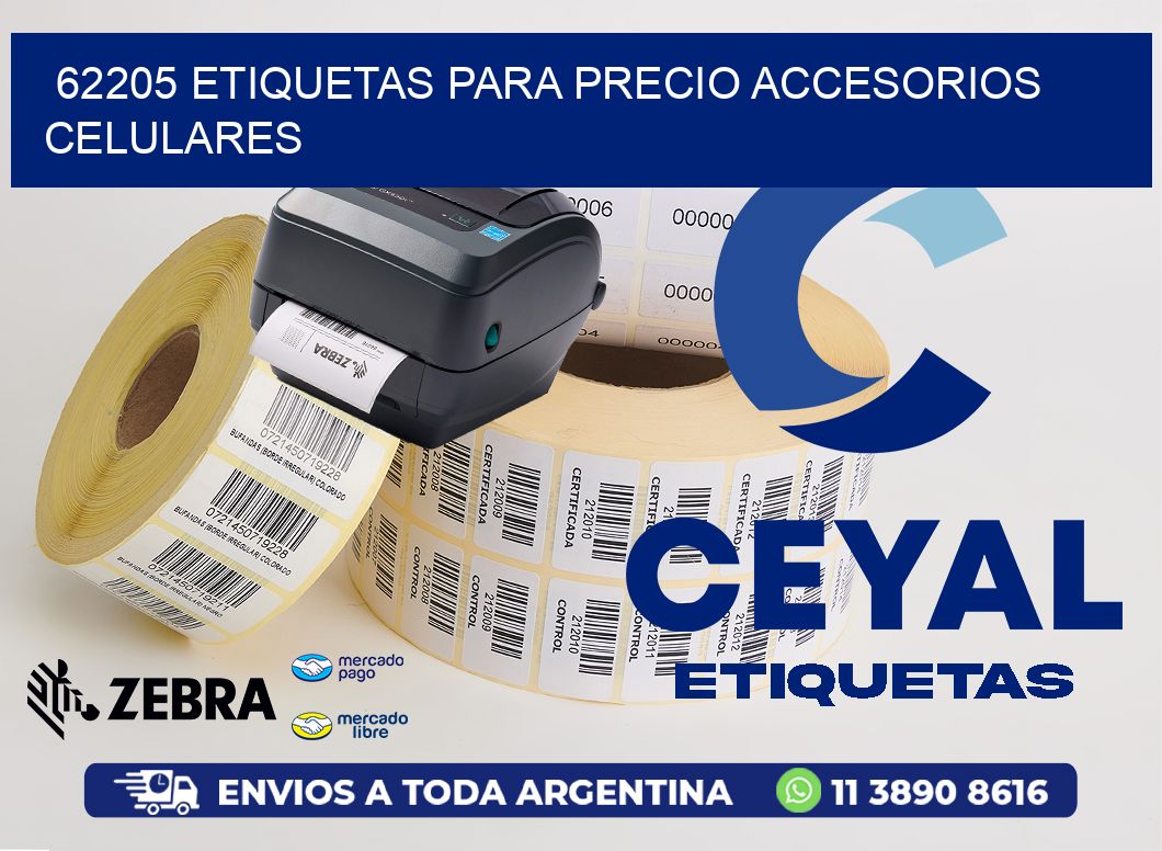 62205 etiquetas para precio accesorios celulares