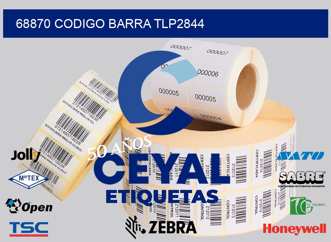 68870 CODIGO BARRA TLP2844