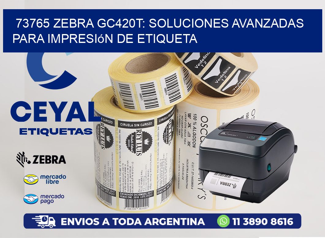 73765 Zebra GC420T: Soluciones Avanzadas para Impresión de Etiqueta