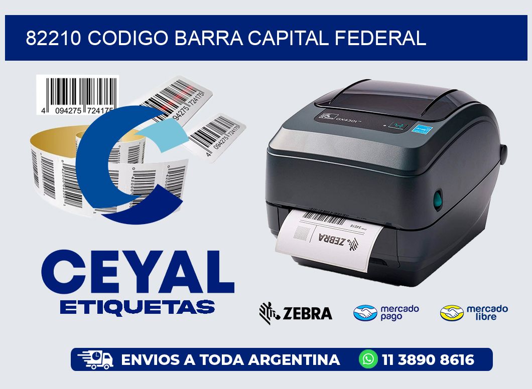 82210 CODIGO BARRA CAPITAL FEDERAL
