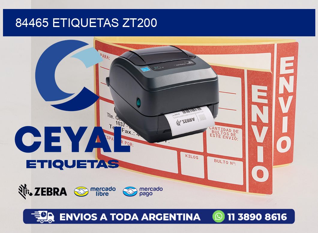 84465 ETIQUETAS ZT200
