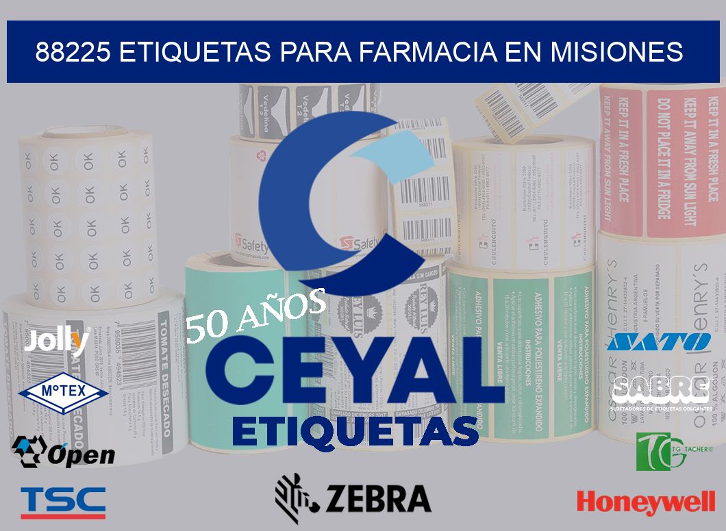 88225 ETIQUETAS PARA FARMACIA EN MISIONES