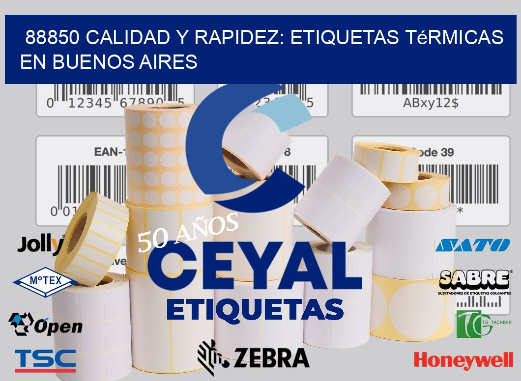88850 Calidad y Rapidez: Etiquetas Térmicas en Buenos Aires