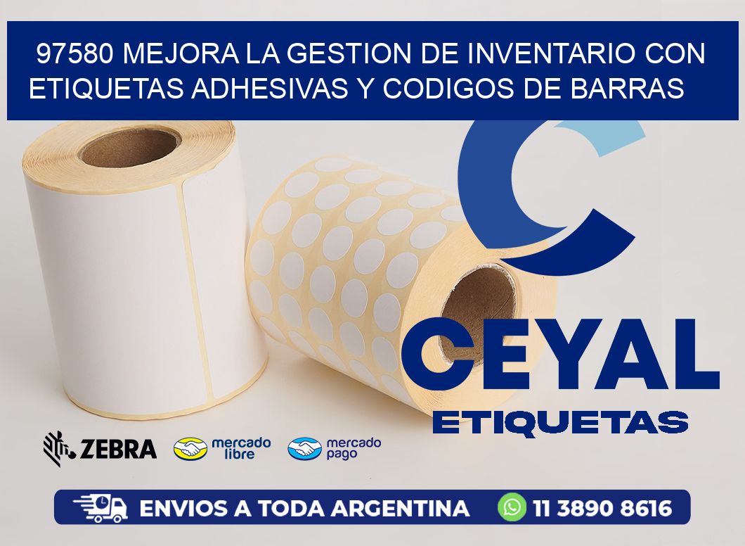 97580 MEJORA LA GESTION DE INVENTARIO CON ETIQUETAS ADHESIVAS Y CODIGOS DE BARRAS