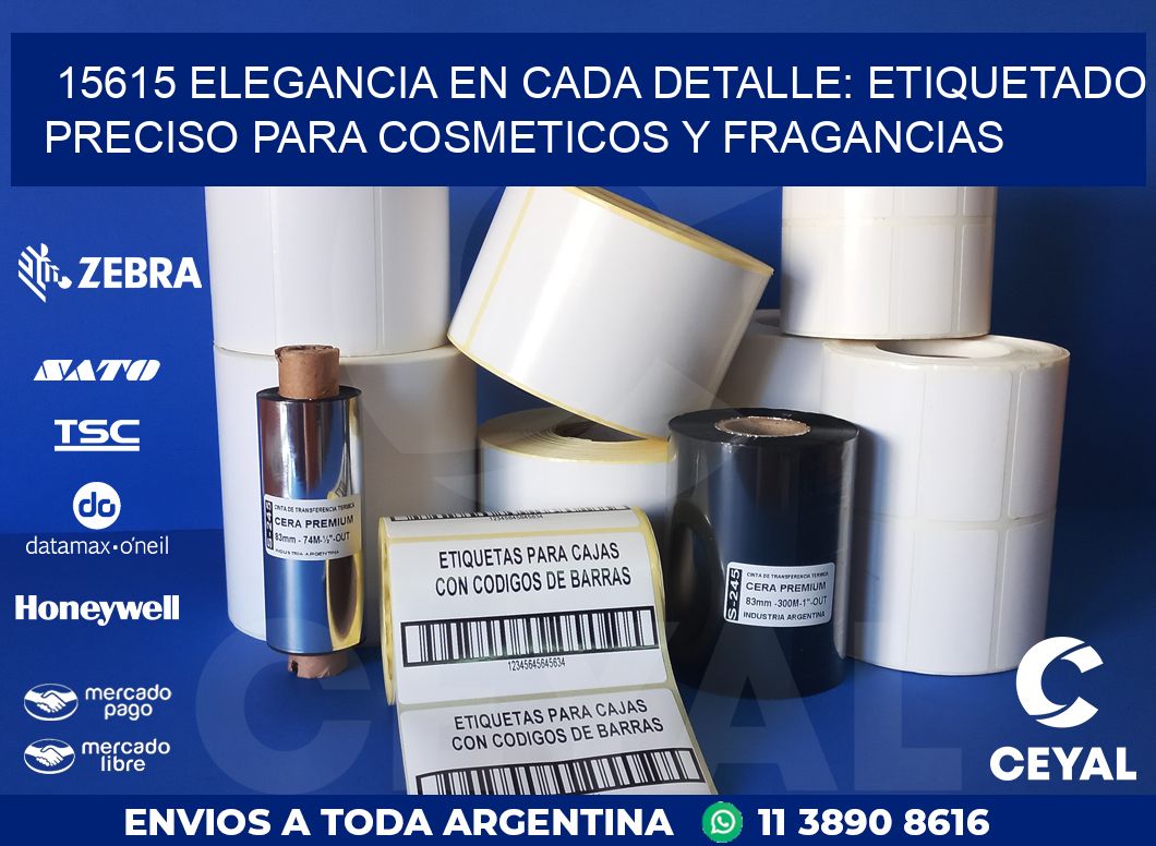 15615 ELEGANCIA EN CADA DETALLE: ETIQUETADO PRECISO PARA COSMETICOS Y FRAGANCIAS