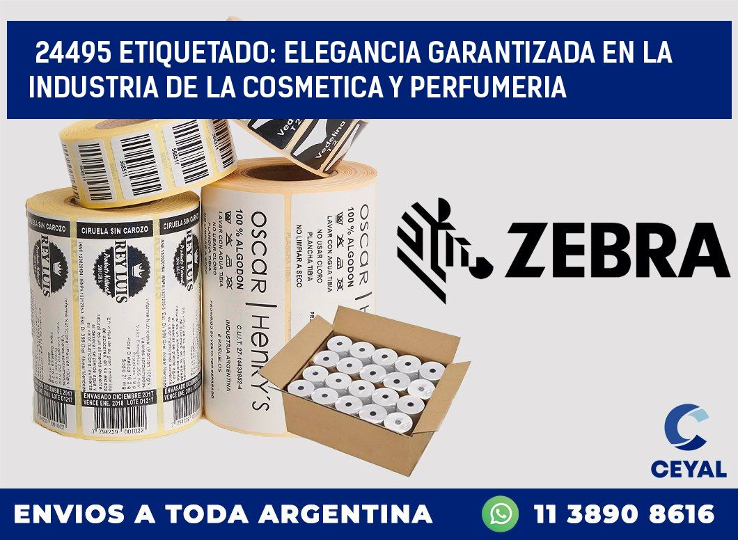 24495 ETIQUETADO: ELEGANCIA GARANTIZADA EN LA INDUSTRIA DE LA COSMETICA Y PERFUMERIA