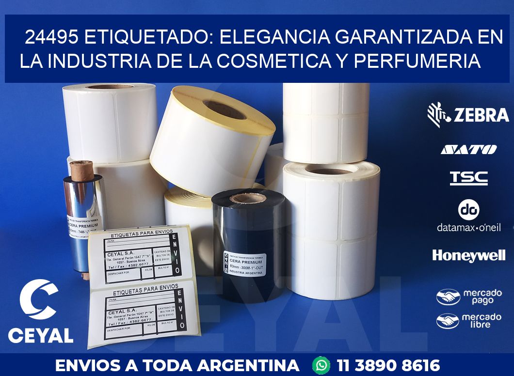 24495 ETIQUETADO: ELEGANCIA GARANTIZADA EN LA INDUSTRIA DE LA COSMETICA Y PERFUMERIA