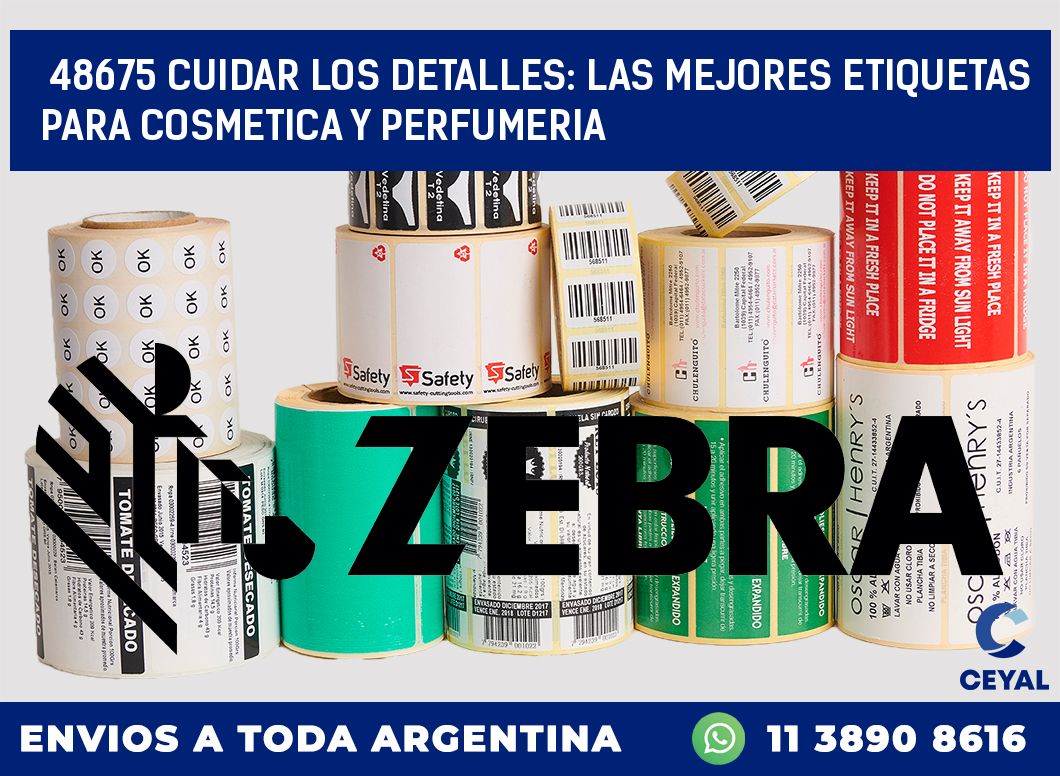 48675 CUIDAR LOS DETALLES: LAS MEJORES ETIQUETAS PARA COSMETICA Y PERFUMERIA