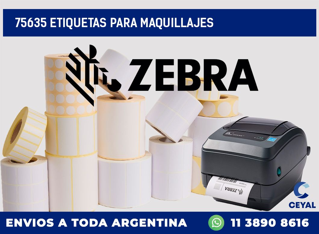 75635 ETIQUETAS PARA MAQUILLAJES