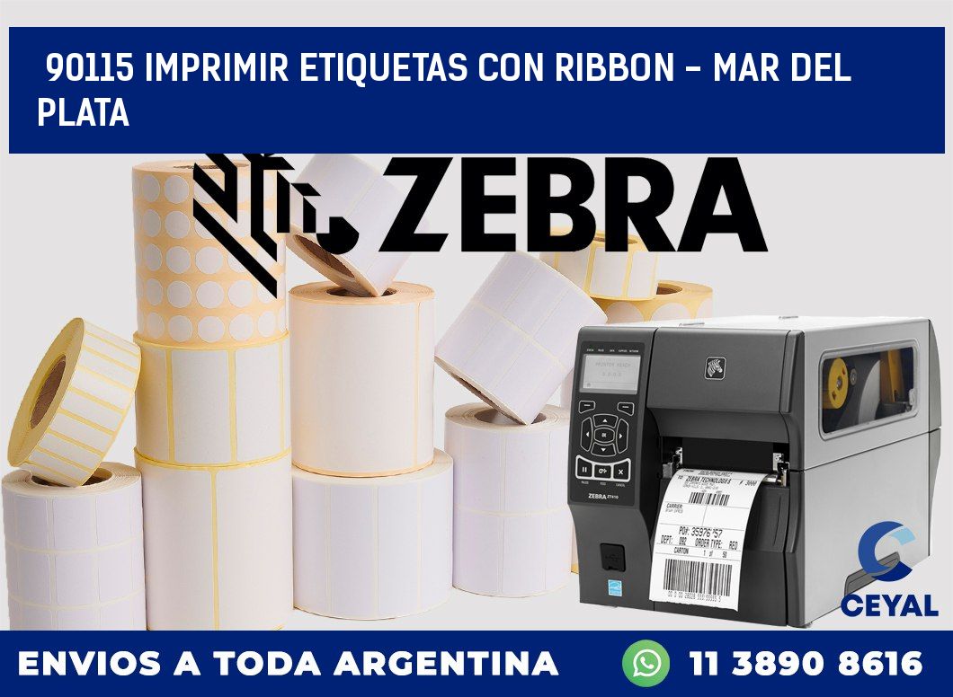 90115 IMPRIMIR ETIQUETAS CON RIBBON - MAR DEL PLATA