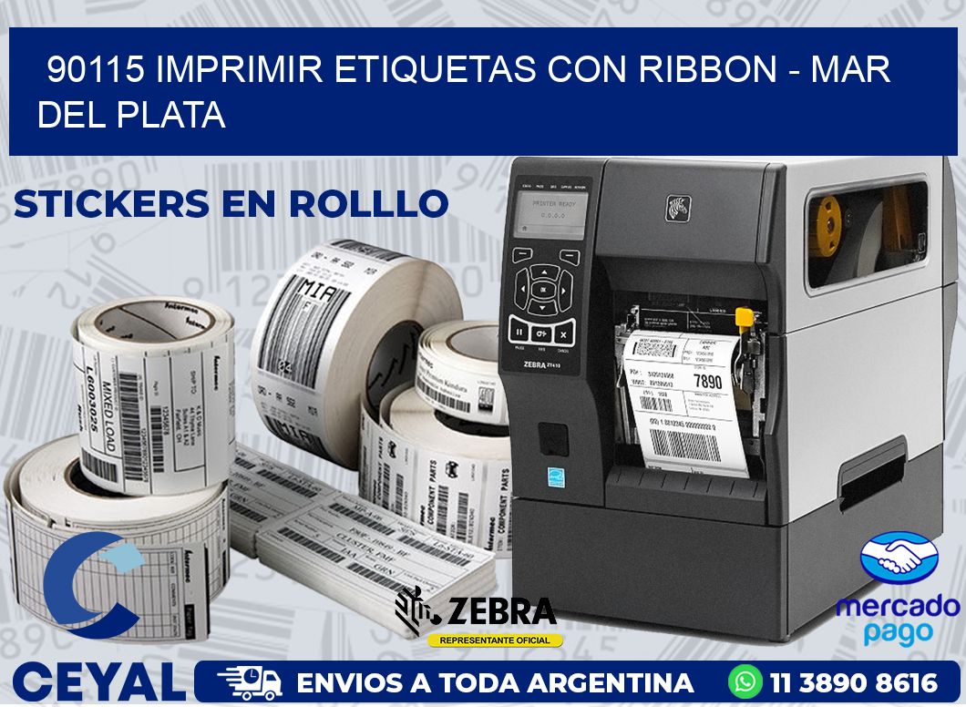 90115 IMPRIMIR ETIQUETAS CON RIBBON - MAR DEL PLATA