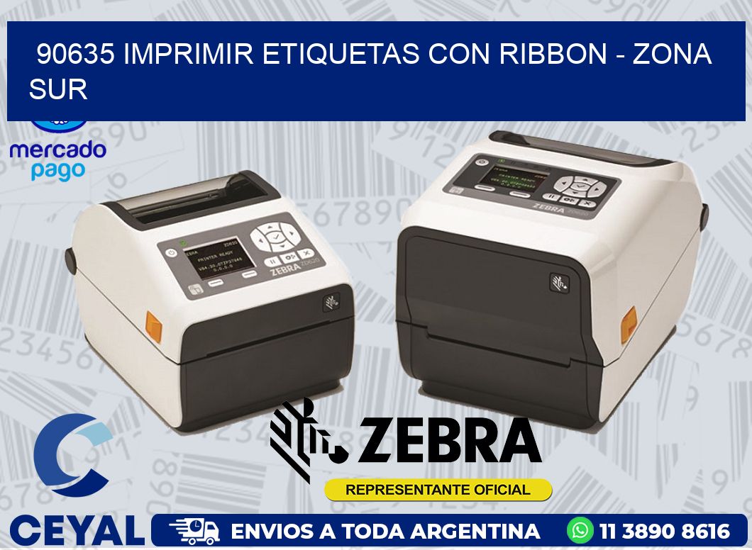 90635 IMPRIMIR ETIQUETAS CON RIBBON - ZONA SUR