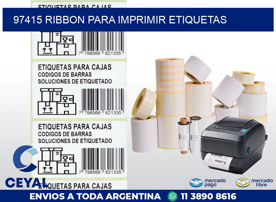 97415 RIBBON PARA IMPRIMIR ETIQUETAS