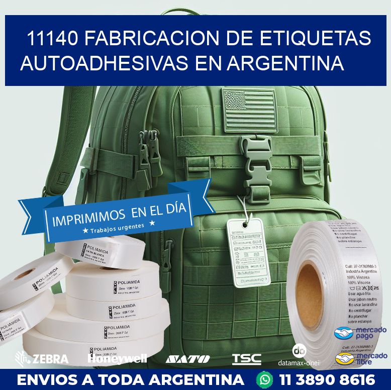 11140 FABRICACION DE ETIQUETAS AUTOADHESIVAS EN ARGENTINA