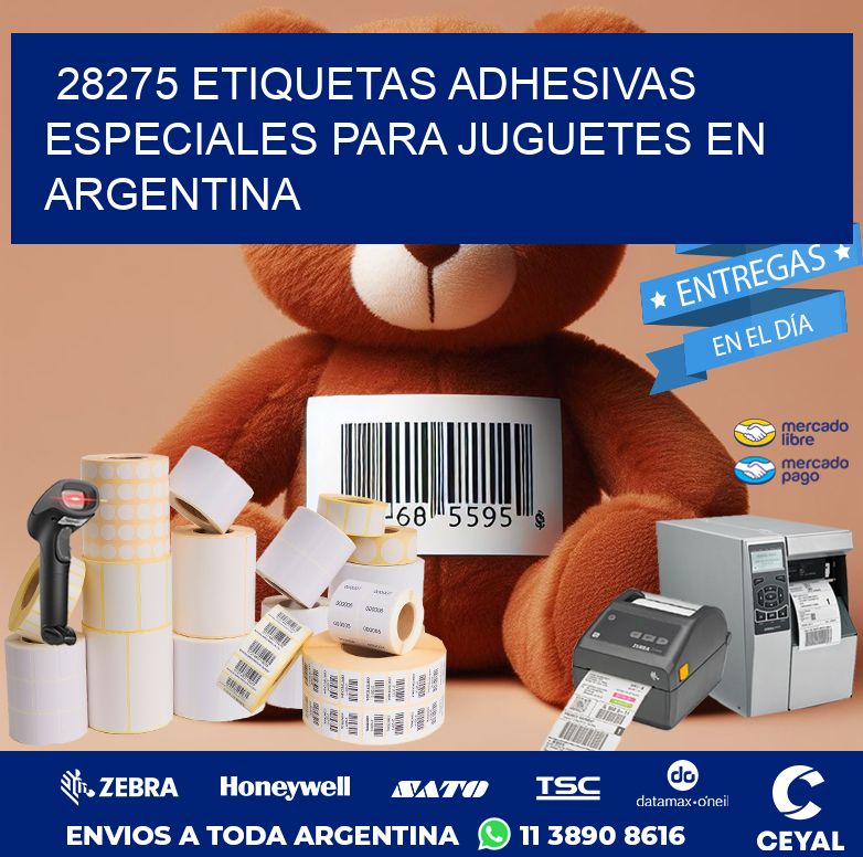 28275 ETIQUETAS ADHESIVAS ESPECIALES PARA JUGUETES EN ARGENTINA