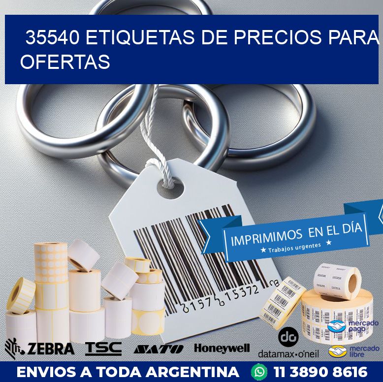 35540 ETIQUETAS DE PRECIOS PARA OFERTAS