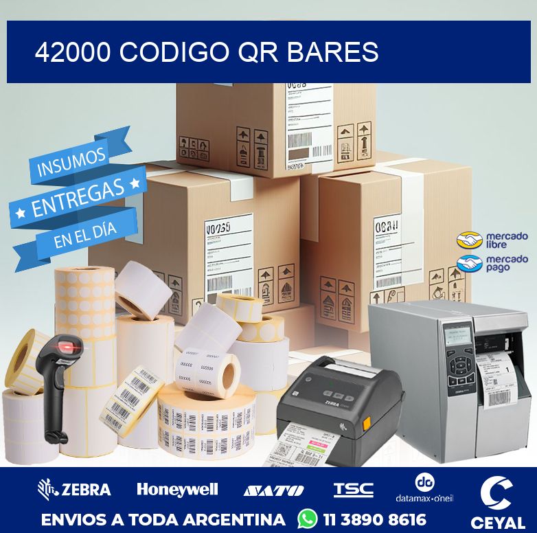 42000 CODIGO QR BARES