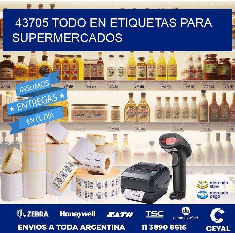 43705 TODO EN ETIQUETAS PARA SUPERMERCADOS