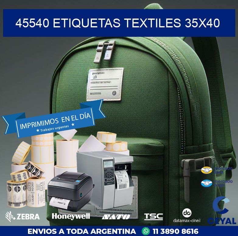 45540 ETIQUETAS TEXTILES 35X40
