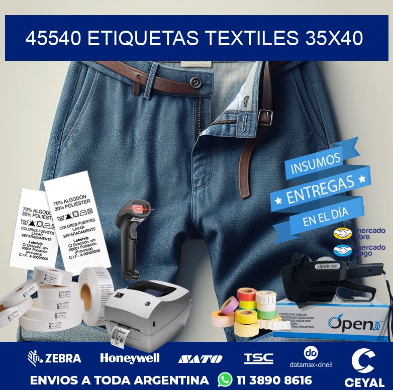 45540 ETIQUETAS TEXTILES 35X40