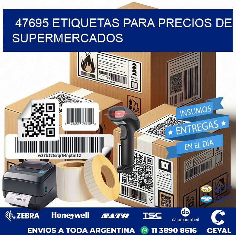 47695 ETIQUETAS PARA PRECIOS DE SUPERMERCADOS