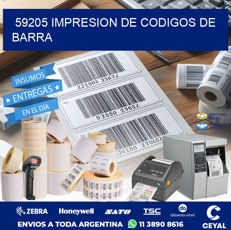 59205 IMPRESION DE CODIGOS DE BARRA