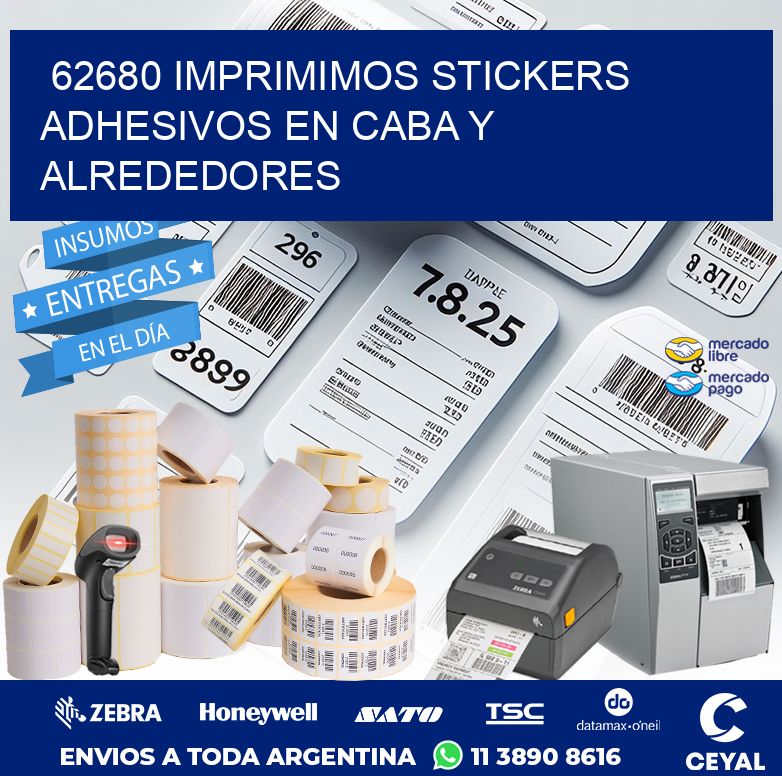 62680 IMPRIMIMOS STICKERS ADHESIVOS EN CABA Y ALREDEDORES