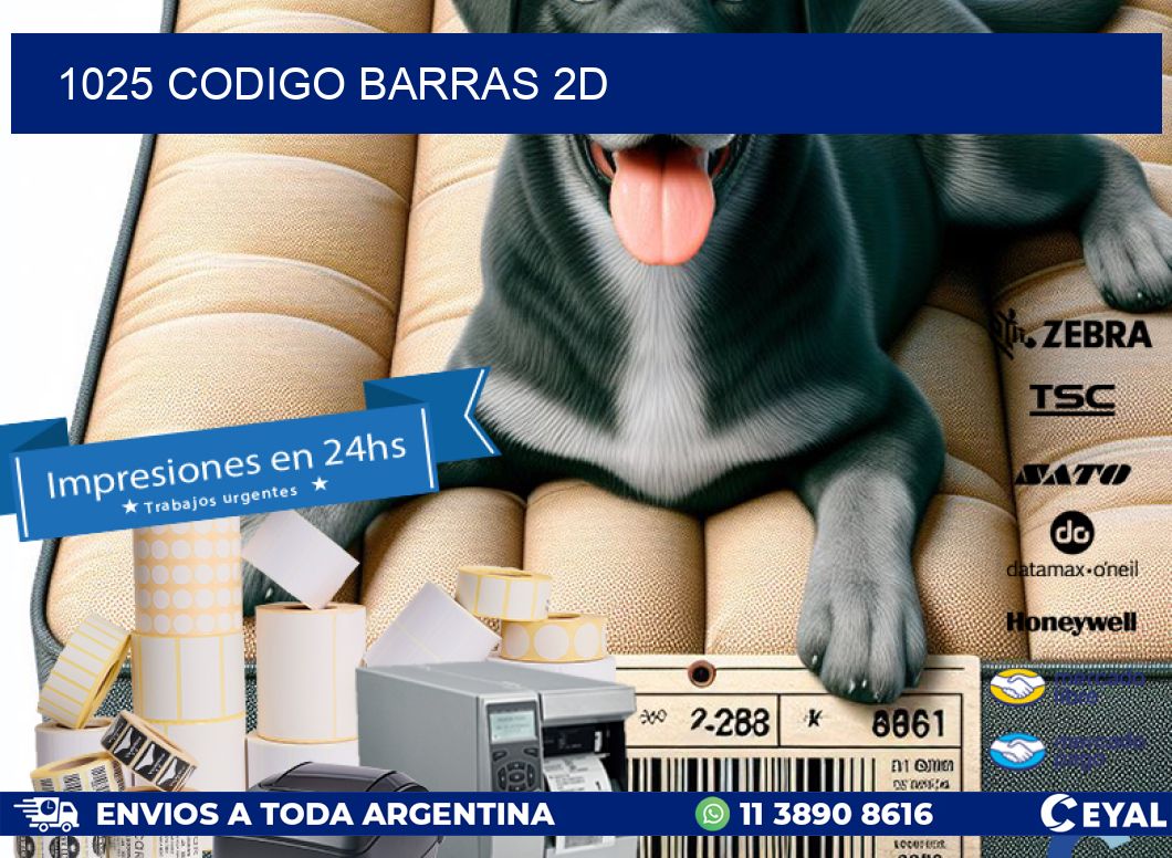 1025 CODIGO BARRAS 2D
