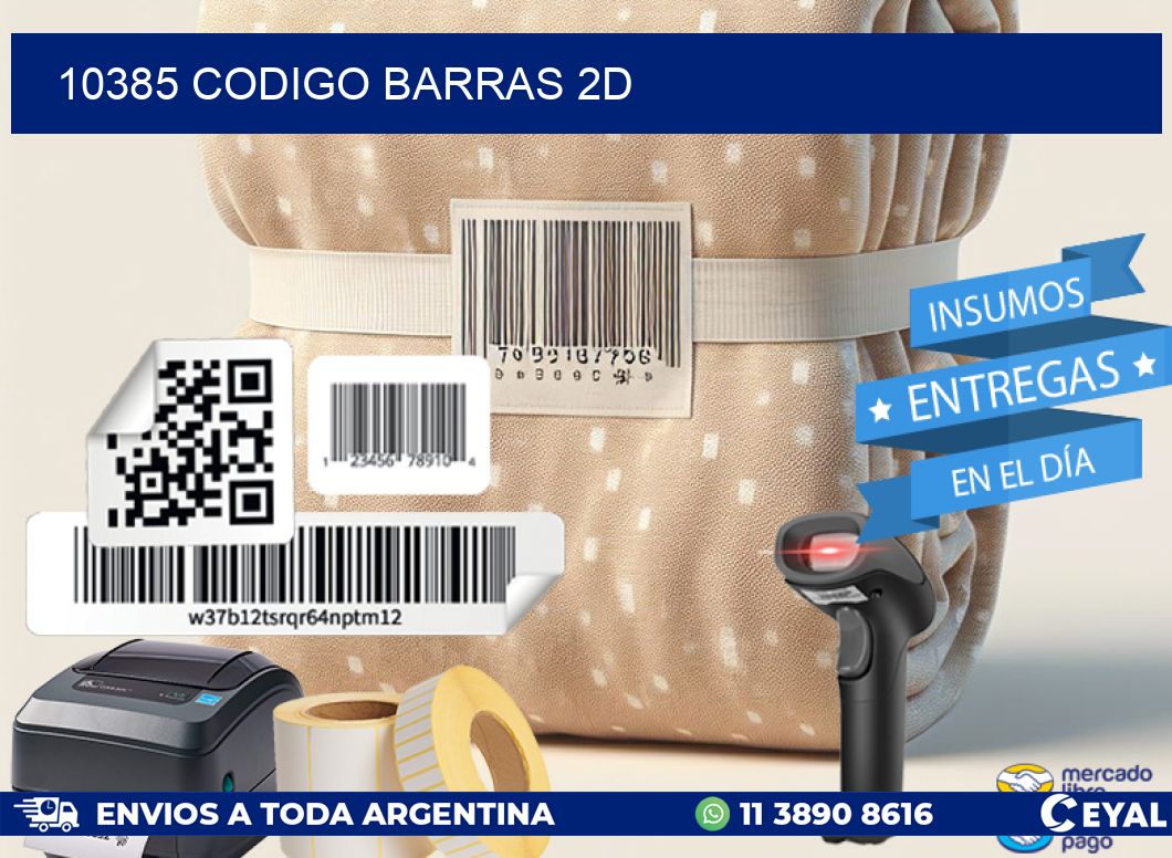 10385 CODIGO BARRAS 2D