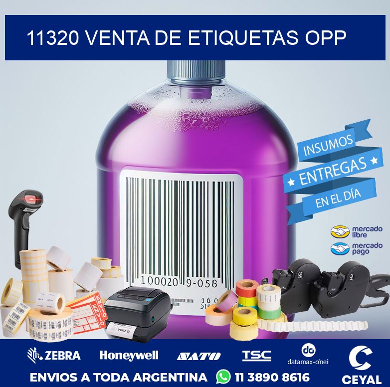 11320 VENTA DE ETIQUETAS OPP