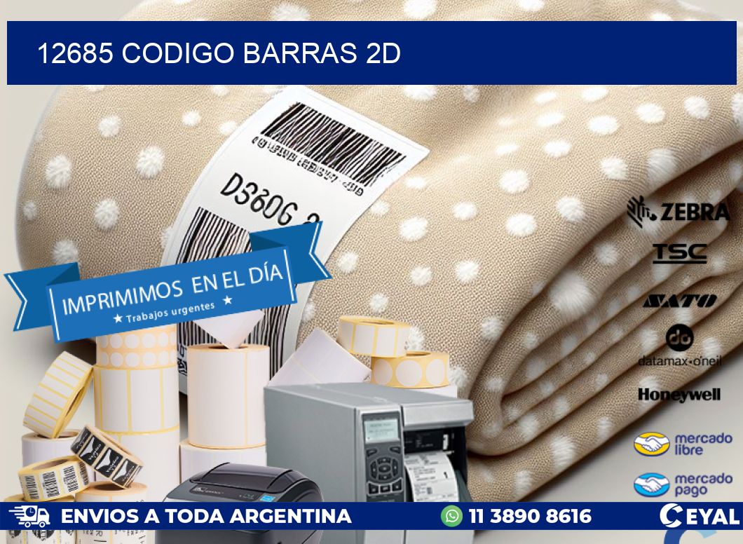 12685 CODIGO BARRAS 2D