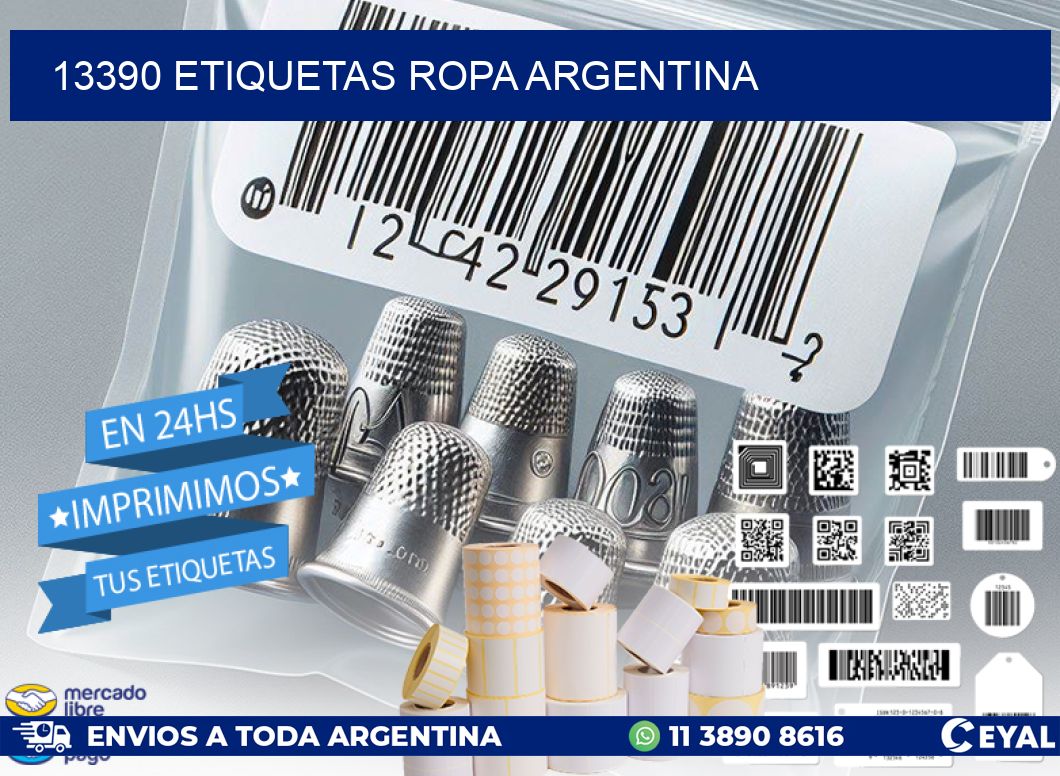 13390 ETIQUETAS ROPA ARGENTINA