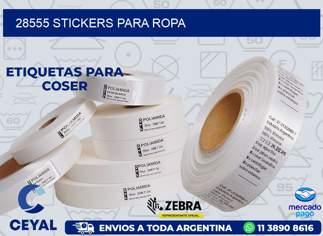 28555 STICKERS PARA ROPA