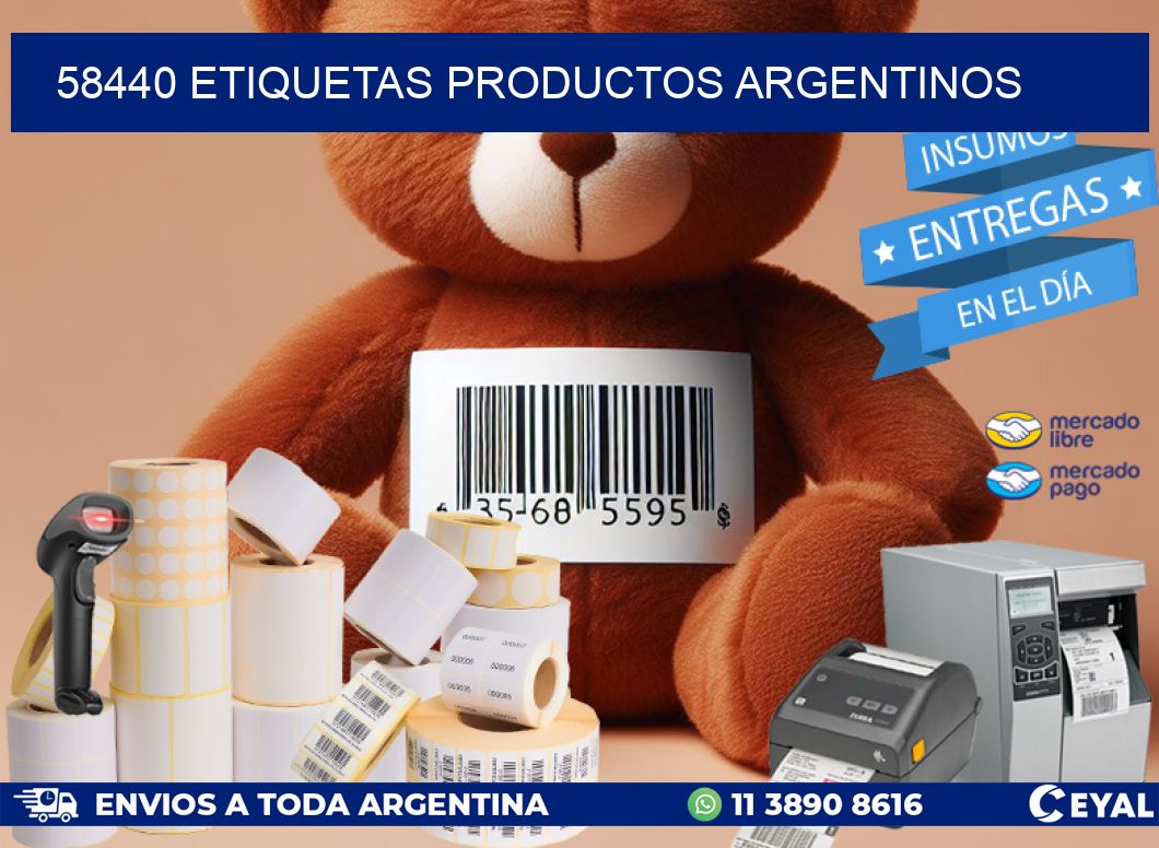 58440 Etiquetas productos argentinos