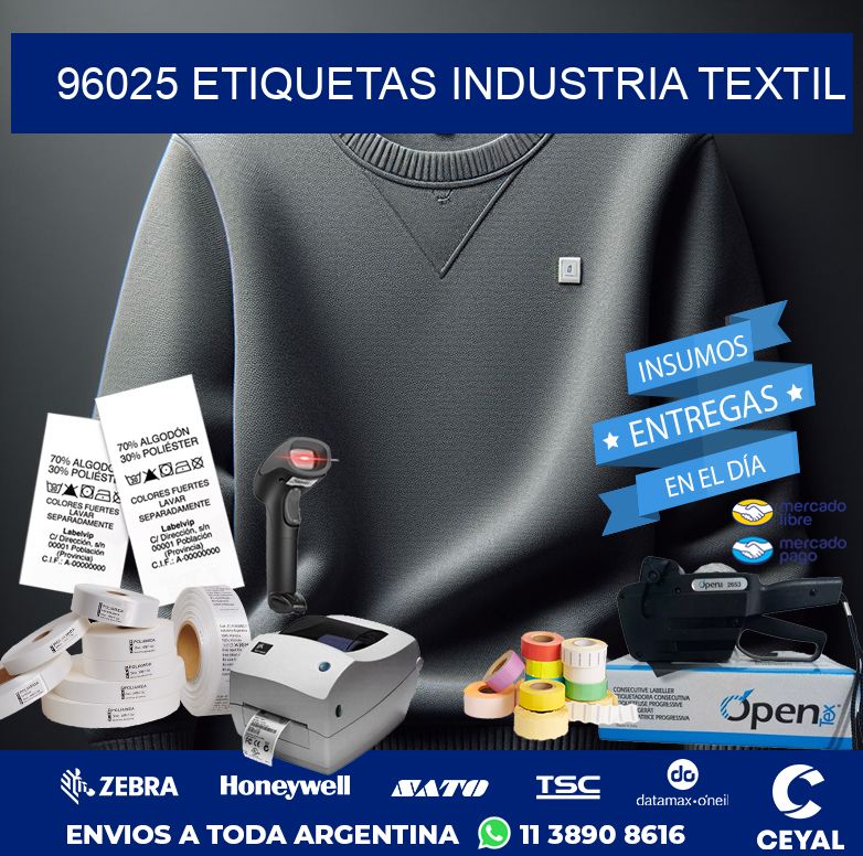 96025 ETIQUETAS INDUSTRIA TEXTIL