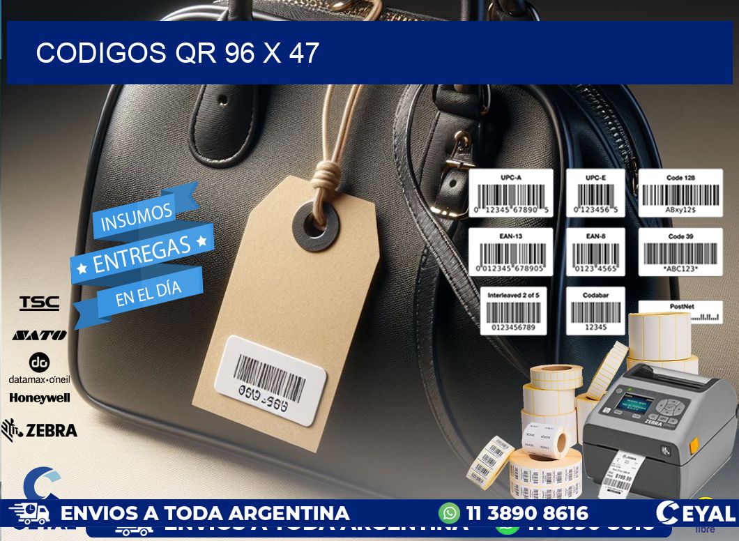 CODIGOS QR 96 x 47