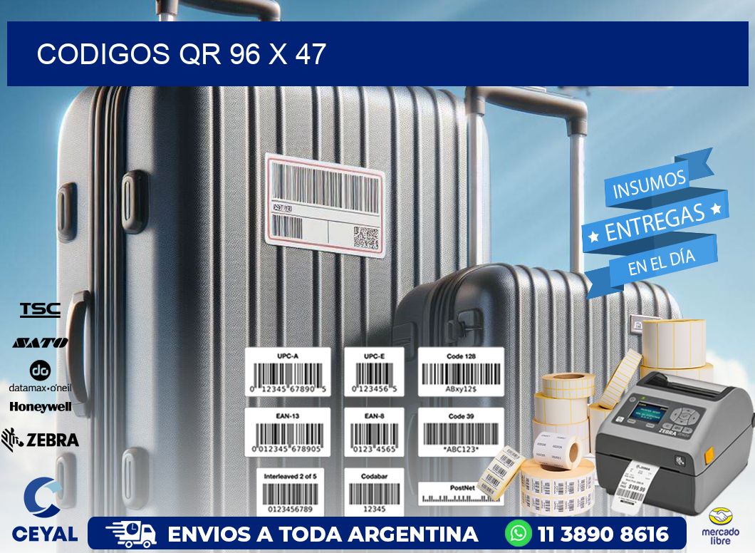 CODIGOS QR 96 x 47